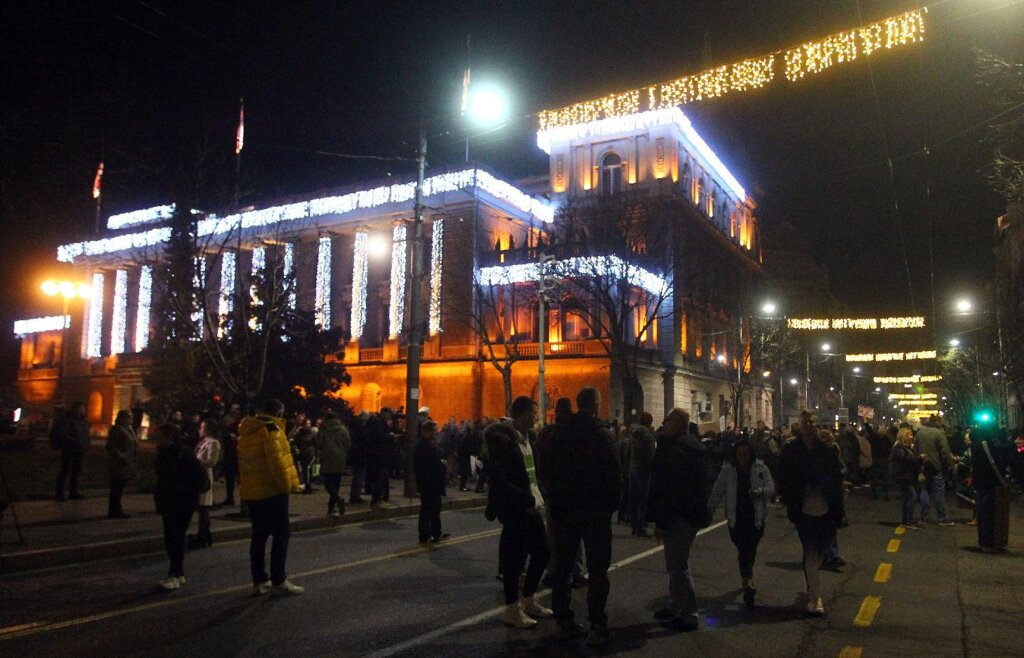 Kako je izgledao deveti protest koalicije „Srbija protiv nasilja“ u slikama (FOTO) 7