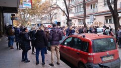foto, protest prosvetara 13.12.23 2, foto z. miladinovic "Sve ovo postaje nesnošljivo": Protest Unije sindikata prosvetnih radnika Niša zbog političke zloupotrebe prosvete i učenika 2