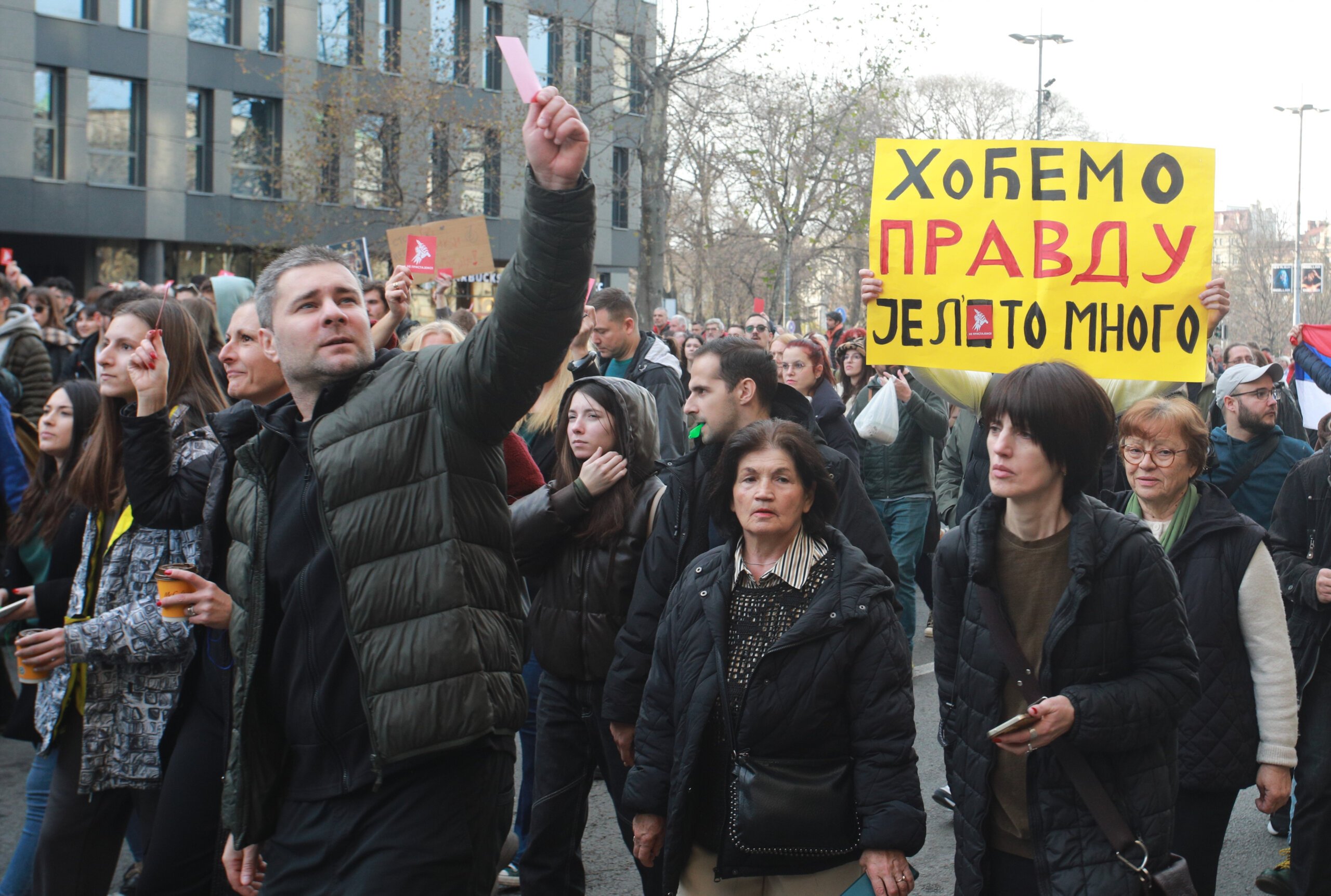 Protest ProGlasa "Ne pristajemo" kod Terazijske česme u fotografijama (FOTO) 14