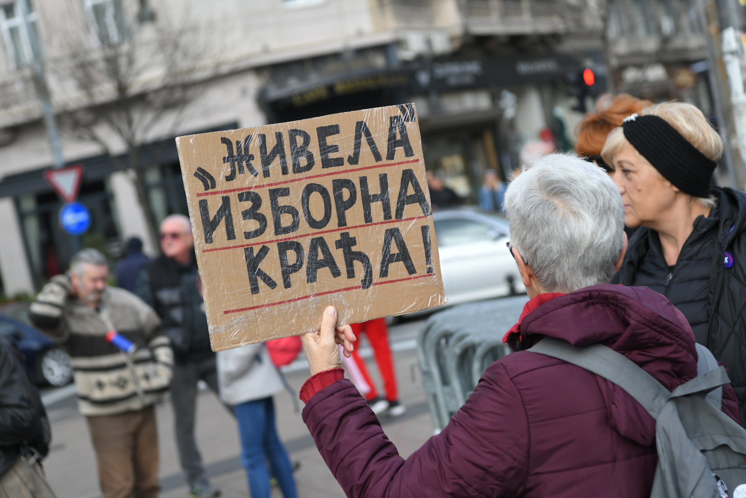 Protest ProGlasa "Ne pristajemo" kod Terazijske česme u fotografijama (FOTO) 44