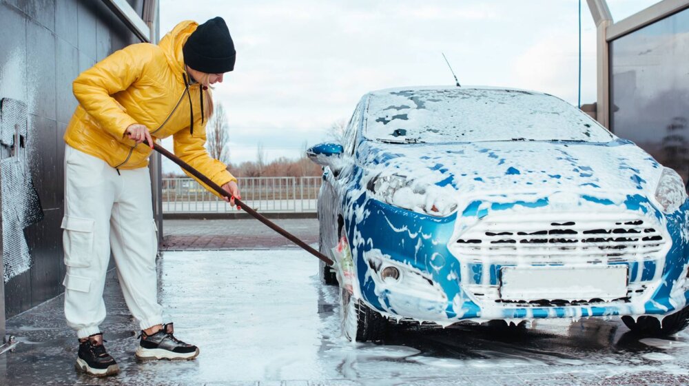 pranje automobila zimi