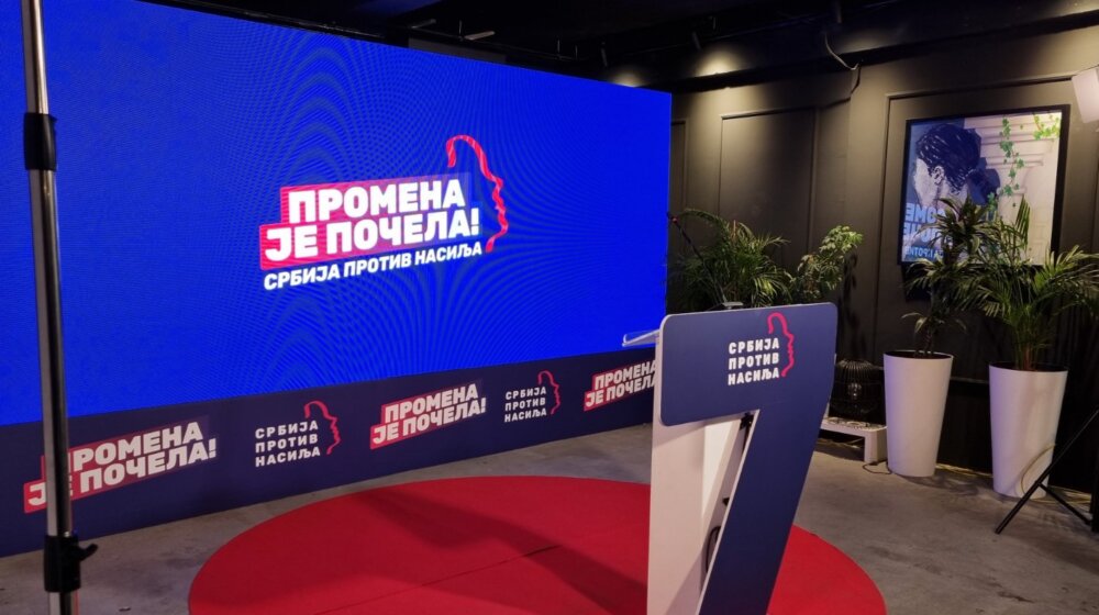 "Srbija protiv nasilja" o neregularnostima na izborima, naredno obraćanje u 20 časova 1