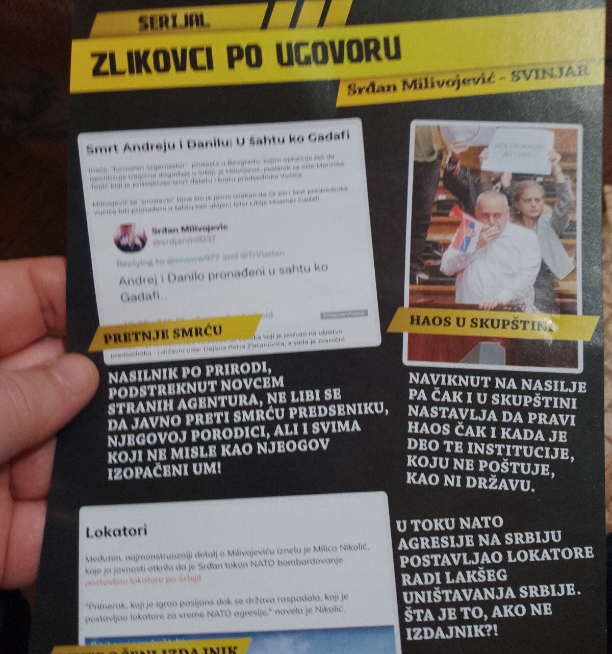 Prljava kampanja u Novom Sadu se nastavlja: Poslanik Srđan Milivojević izvređan i targetiran kao nasilnik i strani plaćenik 2