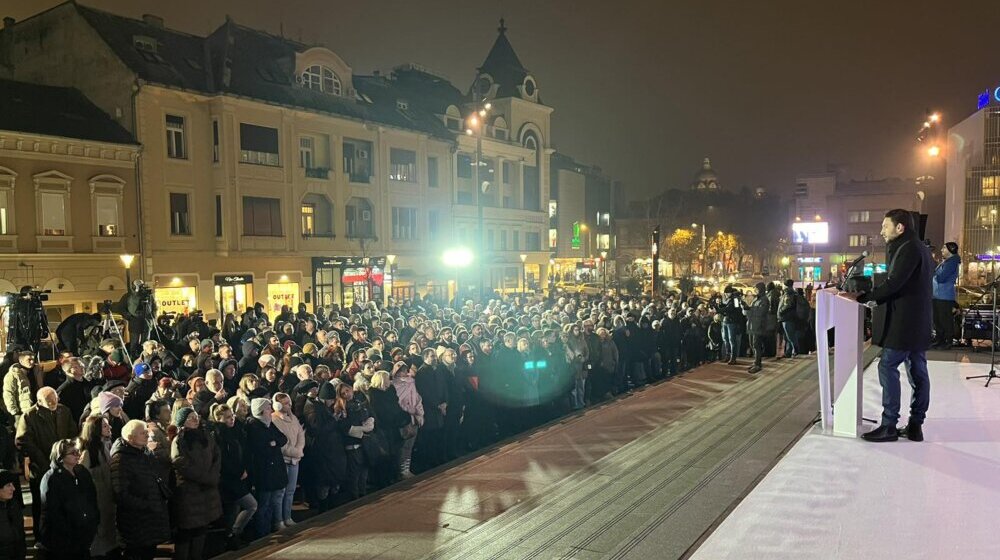 "Biramo da li će nepravda vladati još četiri godine ili sedam dana": Konvencija liste Srbija protiv nasilja u Novom Sadu 1