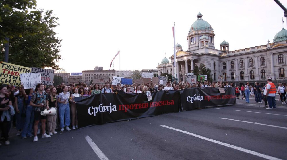 Naredni protest koalicije Srbija protiv nasilja ispred Ustavnog suda u petak 26. januara 1