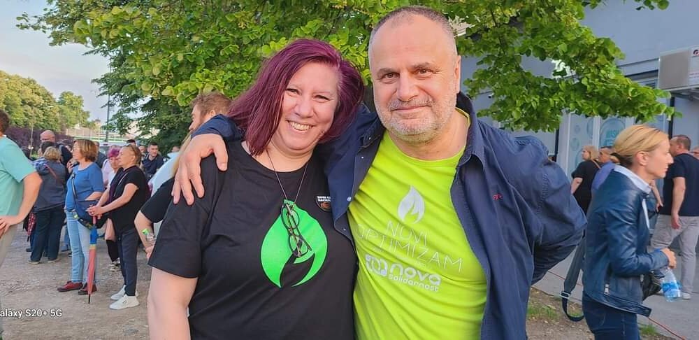 Branislav Guta Grubački i Senka Jankov pristupaju Zeleno-levom frontu 1