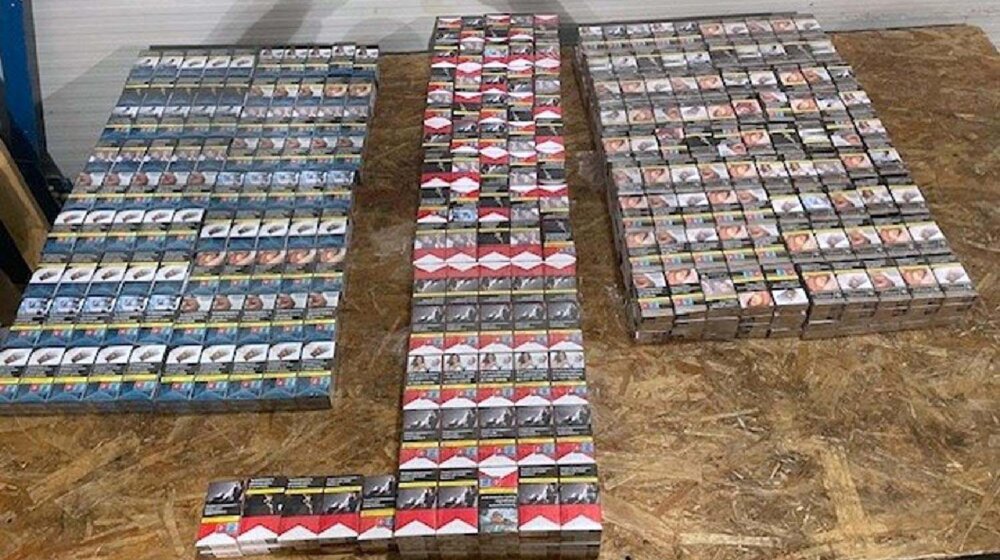 Zaplenjene cigarete vredne 7,36 miliona dinara 1