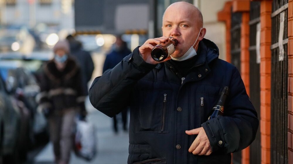 Zavisnost od alkohola u Rusiji porasla prvi put u poslednjih 10 godina 1