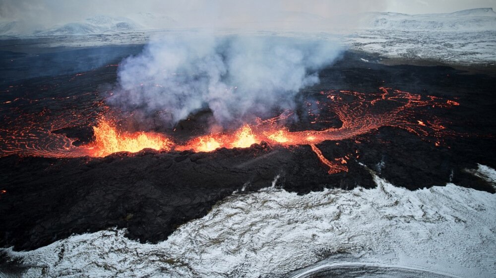 Nova erupcija vulkana na Islandu, jugozapadno od Rejkjavika 1