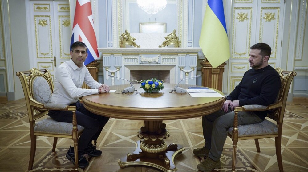 Riši Sunak u Kijevu predstavio najveći paket britanske vojne pomoći za Ukrajinu 1