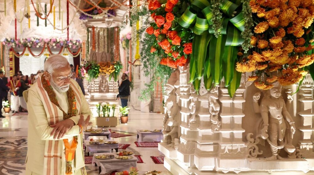 Indijski predsednik otvorio hram izgrađen na mestu srušene džamije 1