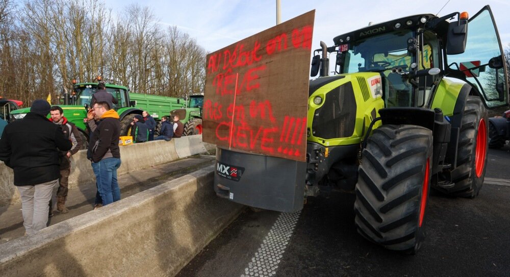 Belgijski poljoprivrednici blokirali autoputeve širom države 1
