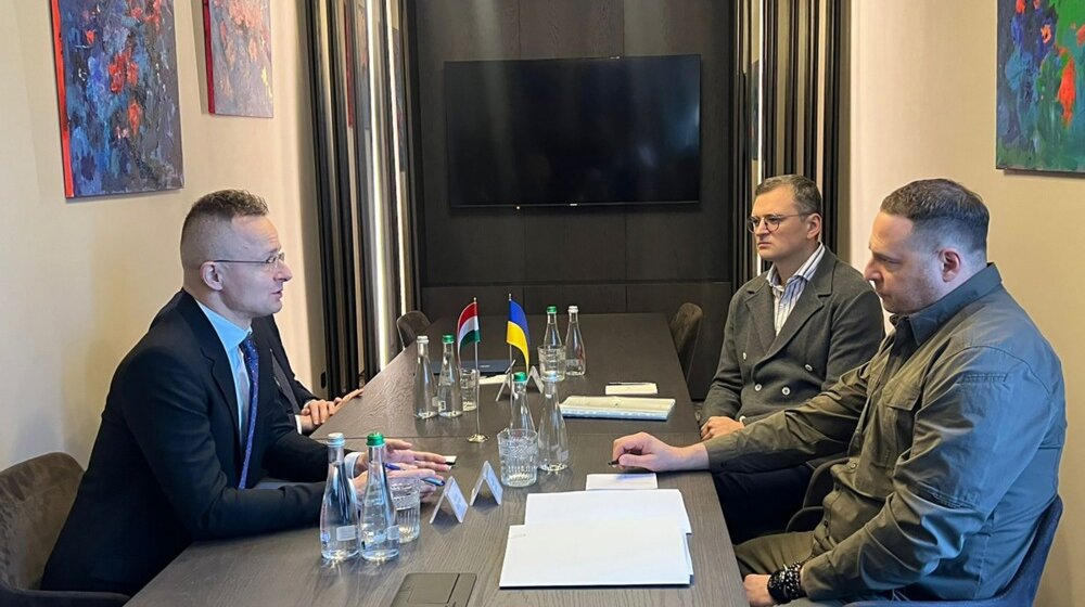 Ukrajinski i mađarski ministri spoljnih poslova na sastanku nisu uspeli da dođu do rešenja 1