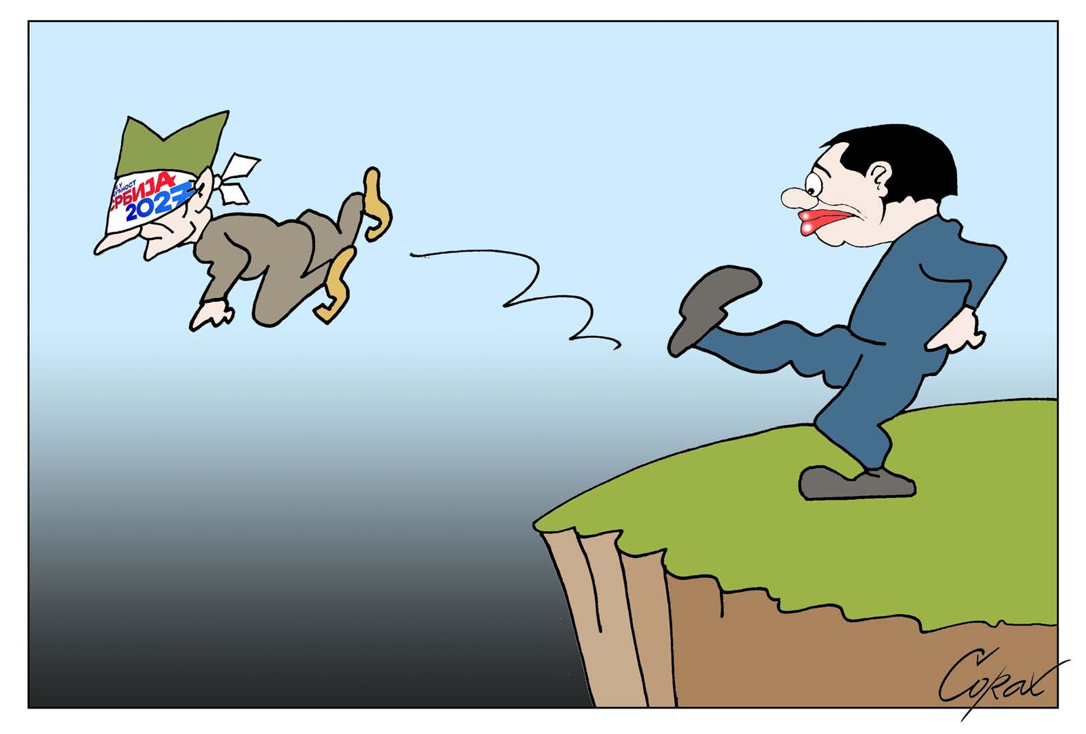 Koje karikature Predraga Koraksića Koraksa su obeležile nedelju za nama? 3