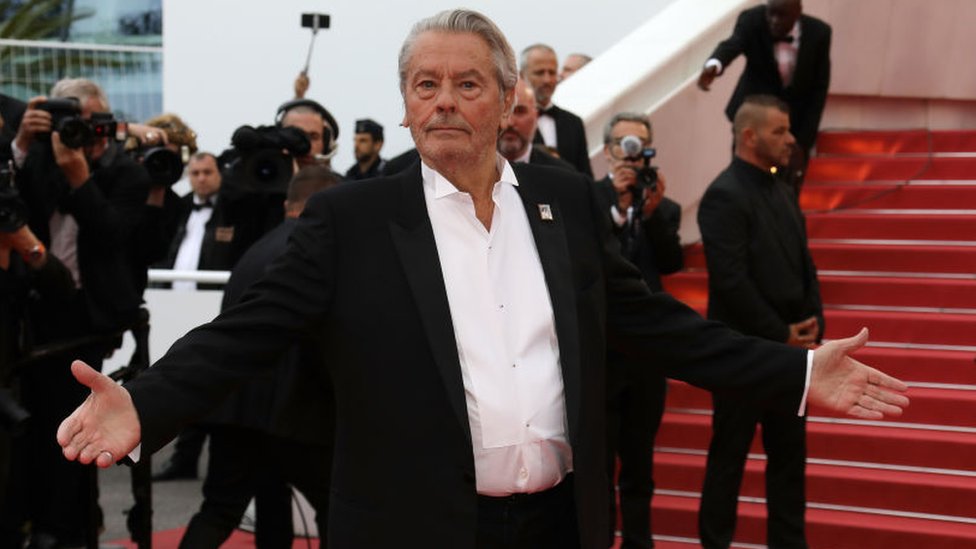 Alain Delon at the 72nd annual Cannes Film Festival on May 19, 2019 in Cannes