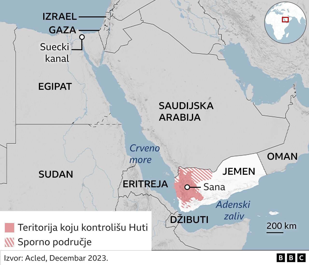 Bliski istok i sukobi: Gde je sve bilo raketnih napada u regionu protekle nedelje 3 izrael, gaza, huti
