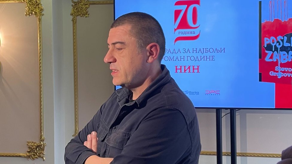 Književnost: NIN-ova nagrada Stevu Grabovcu za roman Poslije zabave 1 Stevo Grabovac, NIN, Ninova nagrada