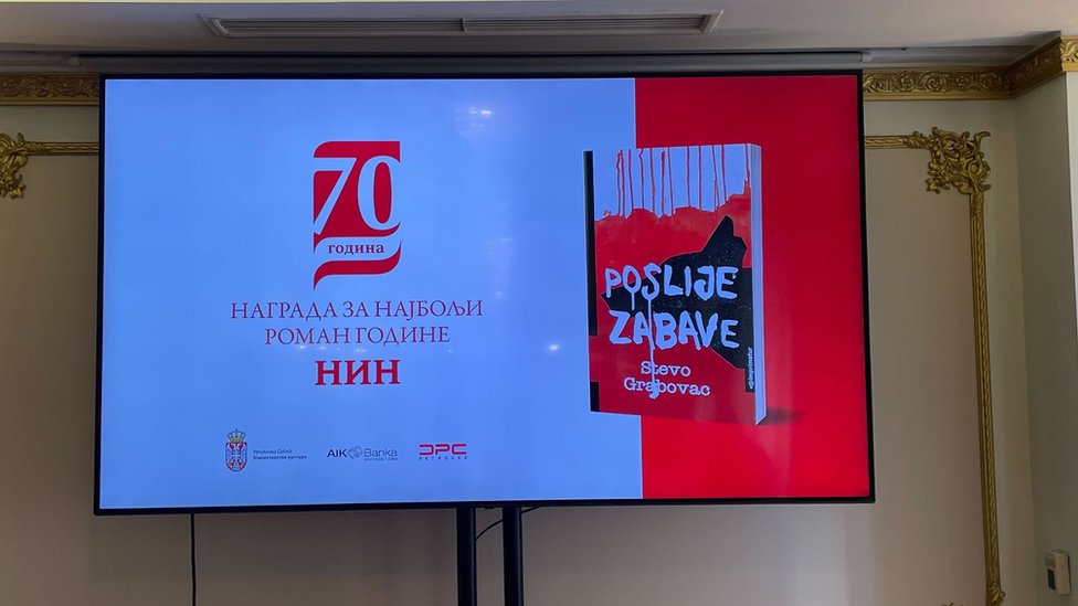 Književnost: NIN-ova nagrada Stevu Grabovcu za roman Poslije zabave 2 Ninova nagrada, književnost