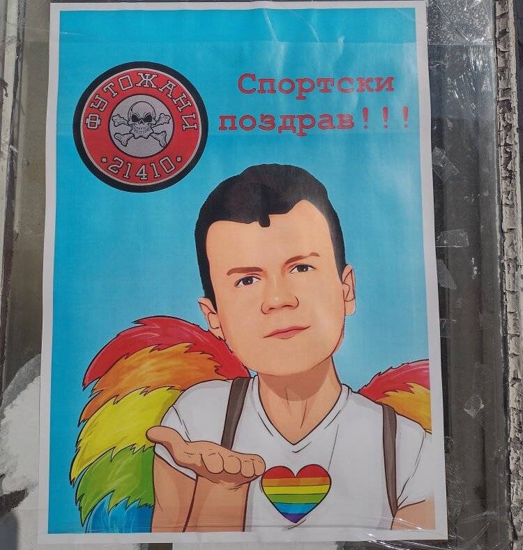 Aktivista iz Futoga Dalibor Ćalić trpi pretnje i targetiranje: Čitavo naselje oblepljeno plakatom sa njegovim likom uz kostursku glavu 3