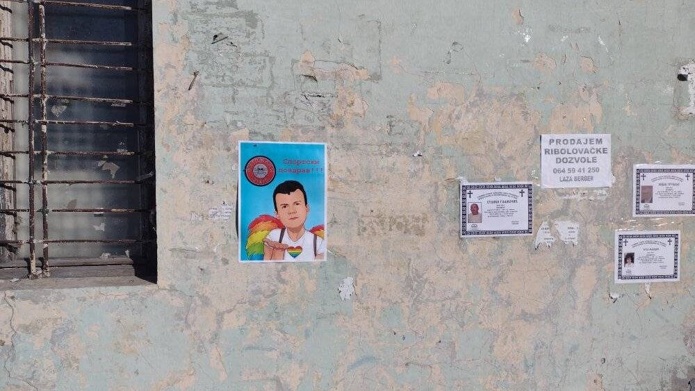Aktivista iz Futoga Dalibor Ćalić trpi pretnje i targetiranje: Čitavo naselje oblepljeno plakatom sa njegovim likom uz kostursku glavu 2