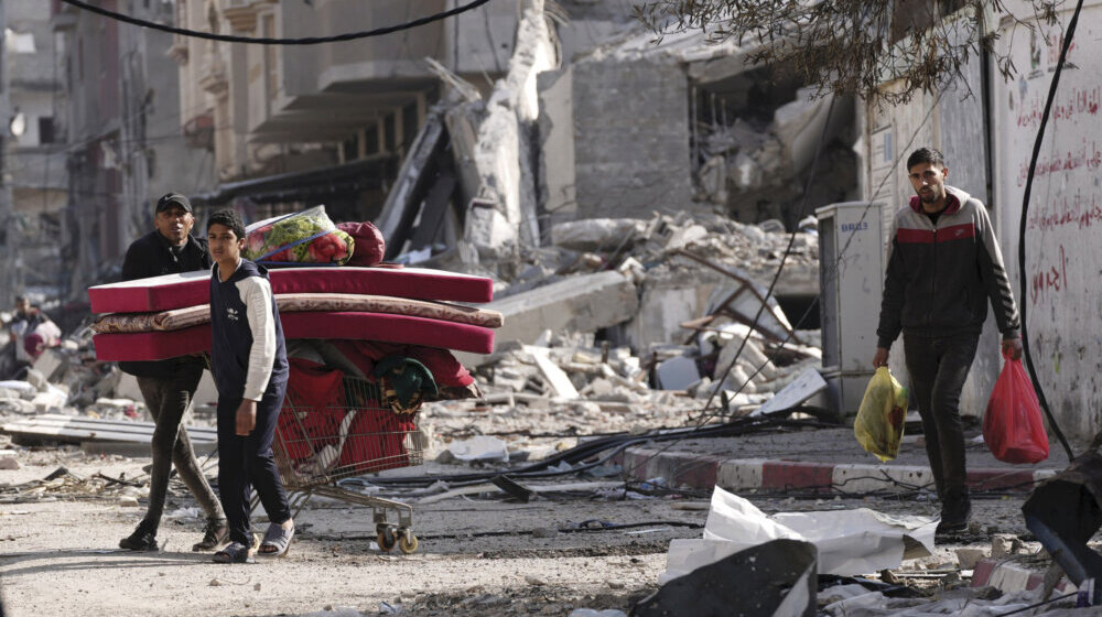 Francuski ministar protiv prisilnog raseljavanja stanovnika Gaze u Egipat 1