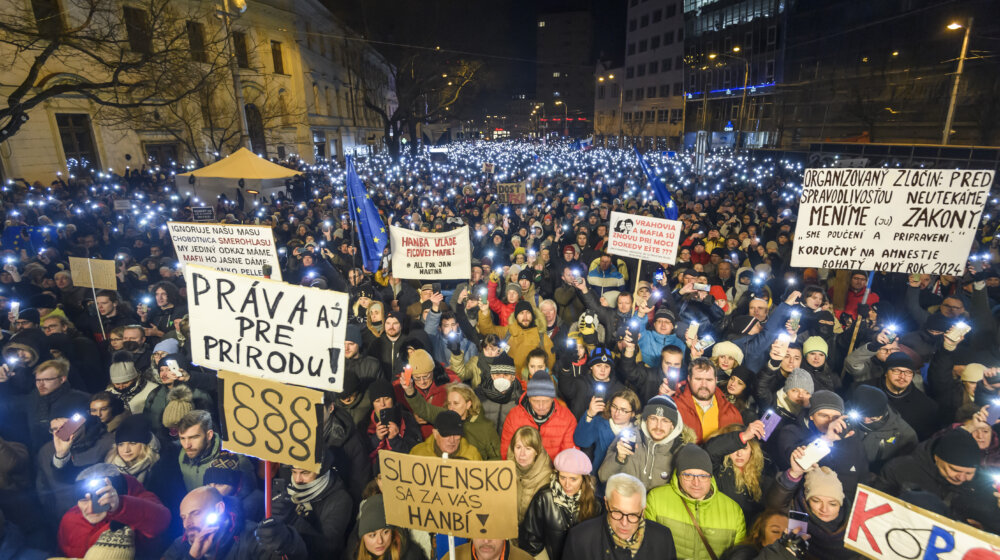 Slovačka, protesti širom zemlje zbog plana o zatvaranju specijalnog tužilaštva 1