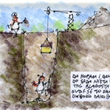 Crteži kao poverljivo emotivno svedočanstvo, moralna muzika komponovana linijama i alhemija govora: Izložba u Galeriji Haos 6