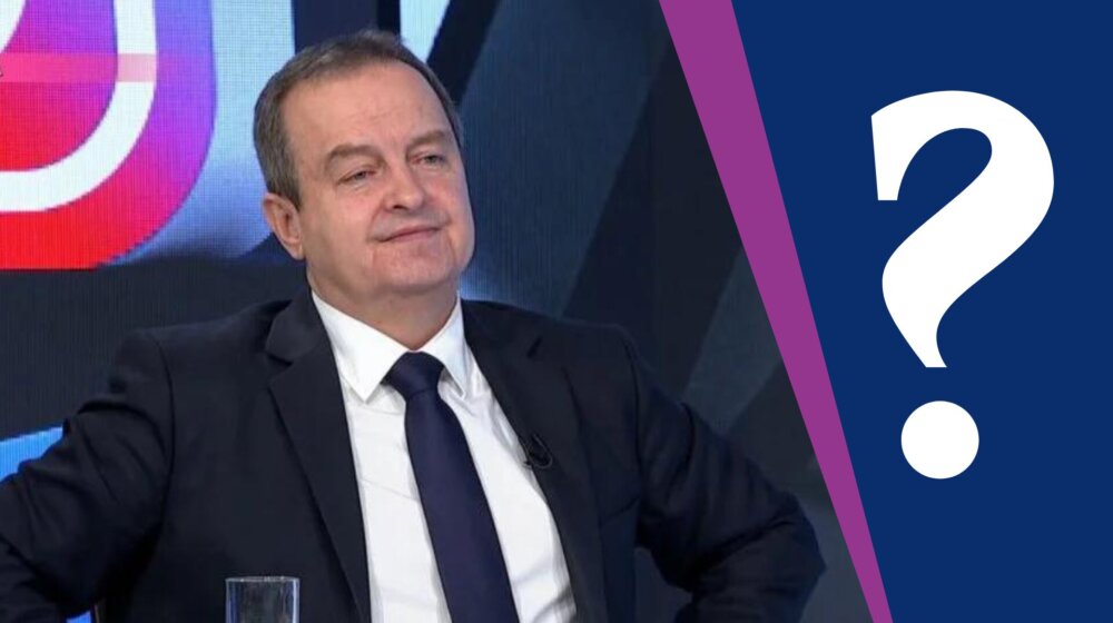 "Dačić dao sebi oduška i setio se fraza Miloševićeve politike": Sagovornici Danasa o izjavi da Kosovo ne bi spasilo milion Džavelina da Srbija hoće rat 1