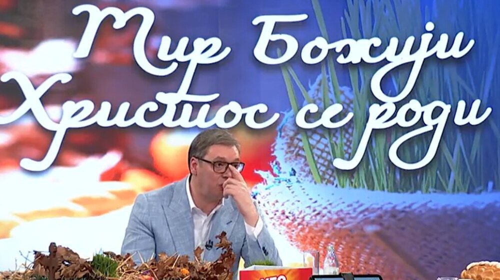 “Vučić misli da je sve i svja, pa je tako 'pao' termin baš za Božić”: Sagovornici Danasa o gostovanju predsednika Srbije na Pinku 1