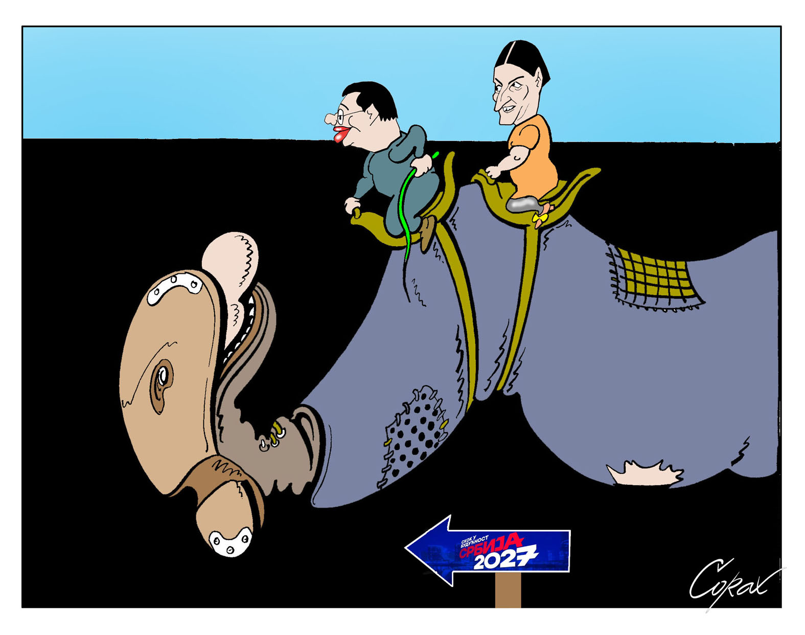 Koje karikature Predraga Koraksića Koraksa su obeležile nedelju za nama? 2