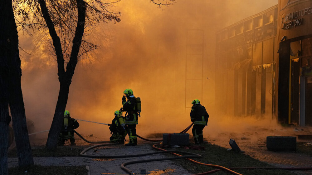 Ukrajinska vojska: Snažne eksplozije u Kijevu, oglasile se uzbune širom zemlje zbog ruskih raketa 1