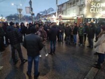 foto, delijski vis protest 20.1.24 5, privatna arhiva "Čim mi stanemo sa protestima, oni stanu sa radovima": Građani niškog Delijskog Visa blokiraju saobraćaj uprkos asfaltiranju 3