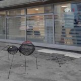 Urbana gerila postavila figuru pauka u centru Niša:"Zglavkar" koji godišnje ulovi 6.300 automobila 6