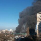 Ponovo gori Kineski tržni centar u Bloku 70 na Novom Beogradu 1