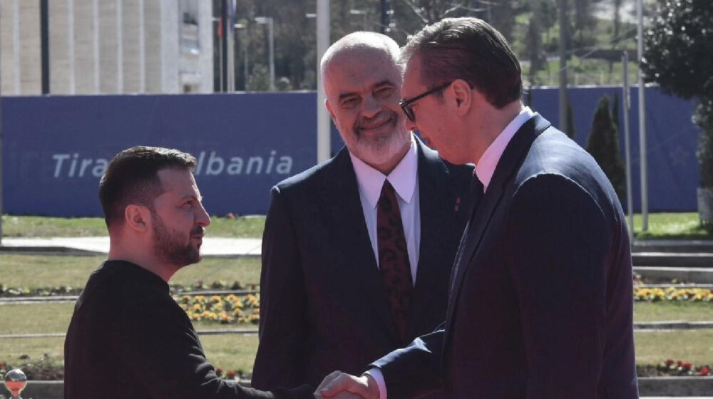 Vučić sa Zelenskim i Ramom u Tirani: Imamo više predloga za tekst deklaracije 1