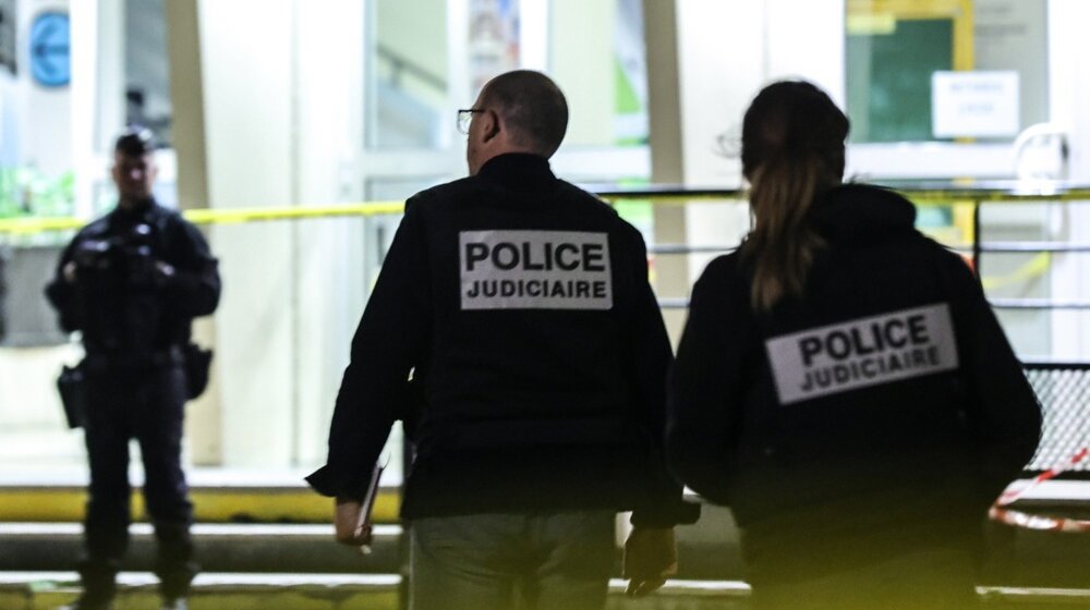 Slika Kloda Monea polivena supom u muzeju u Lionu 1