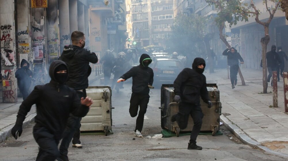 Sukob policije i demonstranata u centru Atine 1