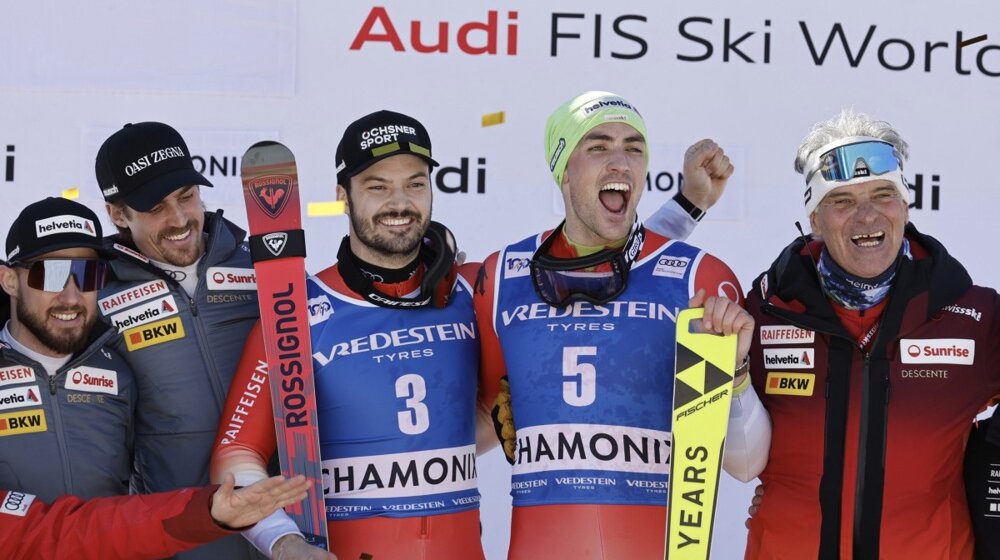 Švajcarskim skijašima prva dva mesta u slalomu prvi put posle 1978. 1