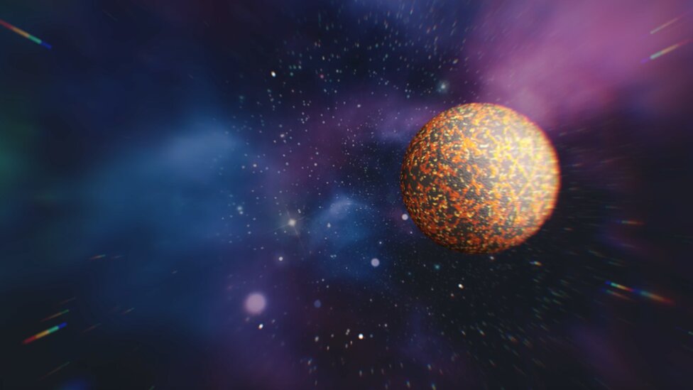 Ilustracija neutronske zvezde