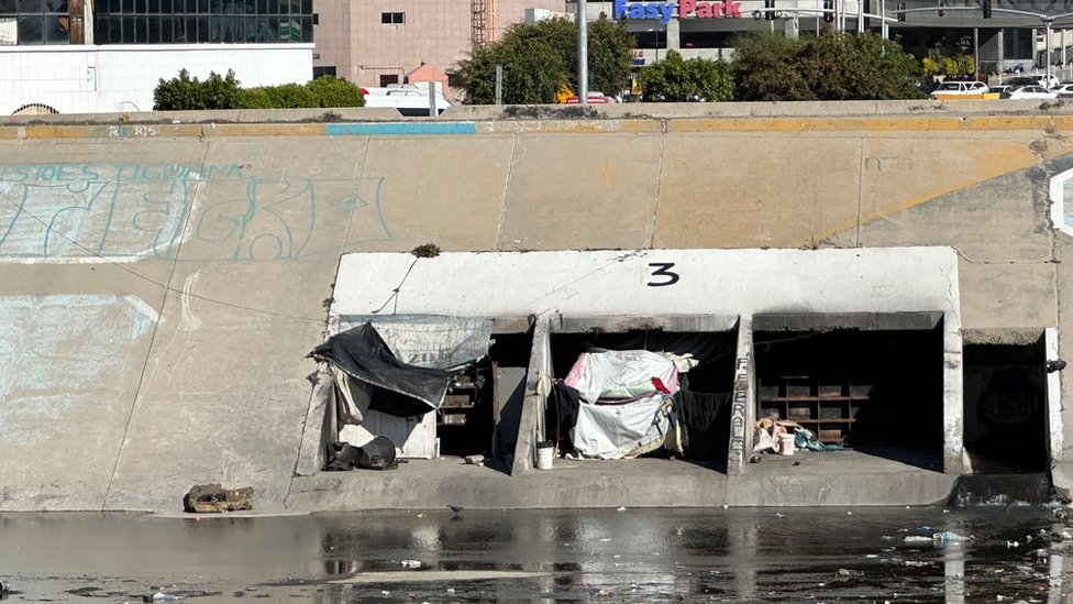 Homeless people in Tijuana
