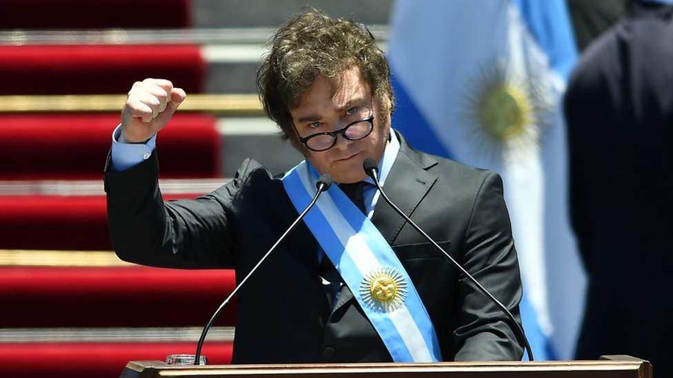 predsednik Argentine Havijer Milei