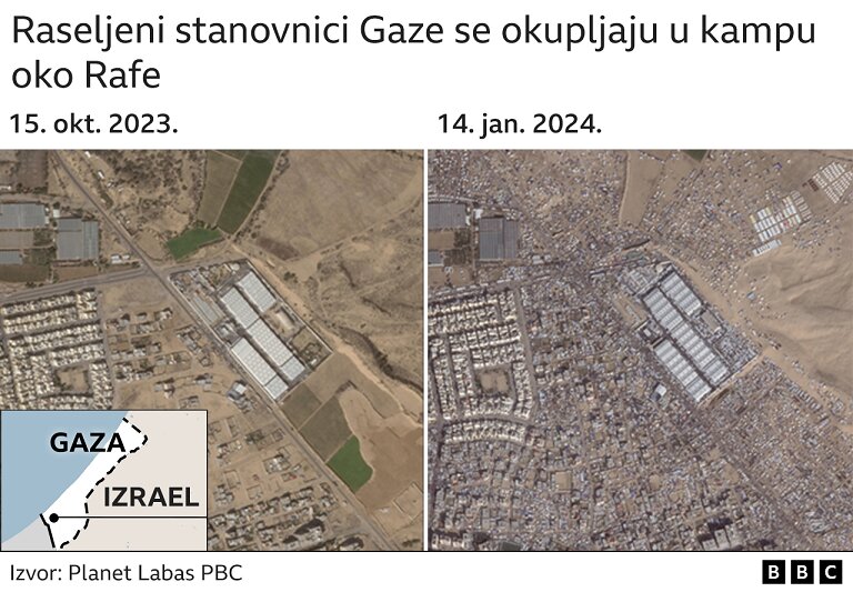 Izrael i Palestinci: Najmanje polovina zgrada u Gazi oštećena ili uništena, pokazuje nova analiza 7 Rafa