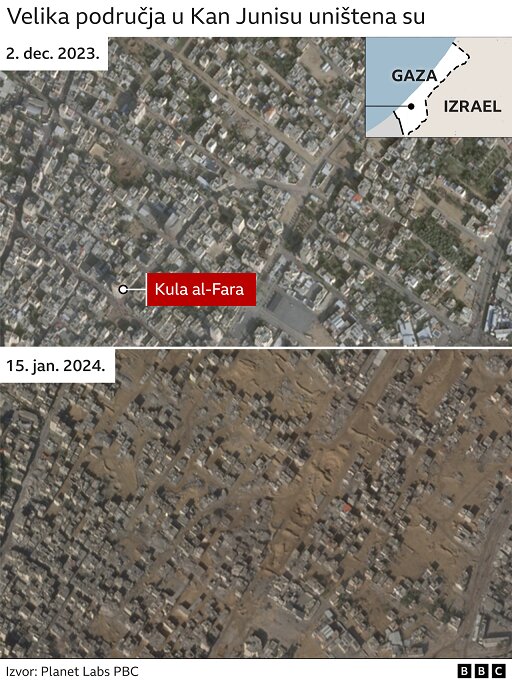 Izrael i Palestinci: Najmanje polovina zgrada u Gazi oštećena ili uništena, pokazuje nova analiza 3 al-Fara