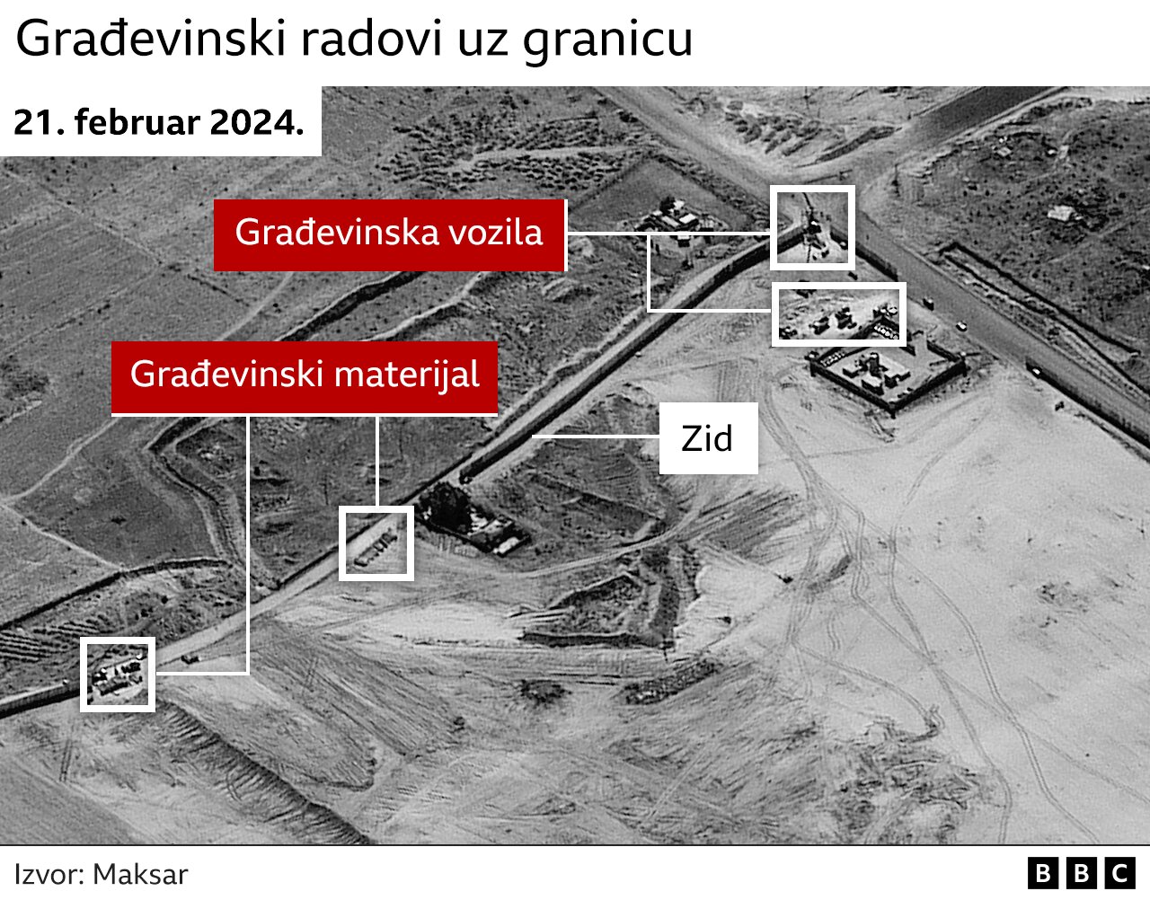 Izrael i Palestinci: Na granici Egipta sa Gazom širi se ogromna ograđena lokacija - šta je razlog 3 egipat, radovi uz granicu sa gazom