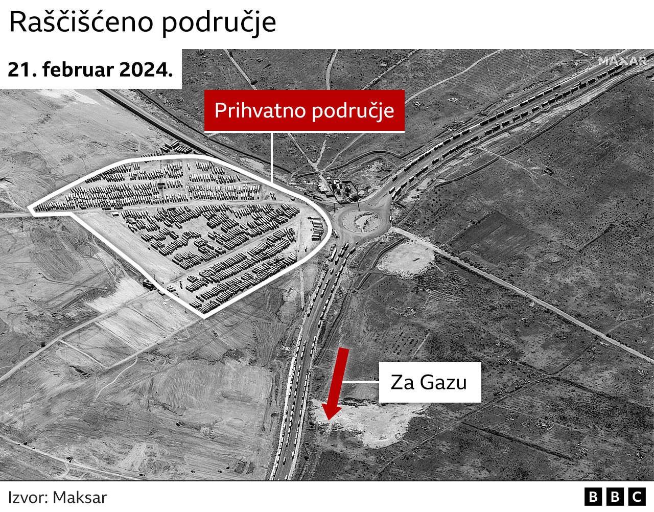 Izrael i Palestinci: Na granici Egipta sa Gazom širi se ogromna ograđena lokacija - šta je razlog 4 egipat, parking za kamione