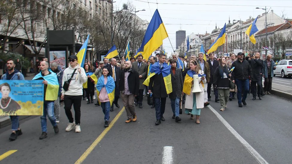 Beograd, Ukrajina, Marš solidarnosti