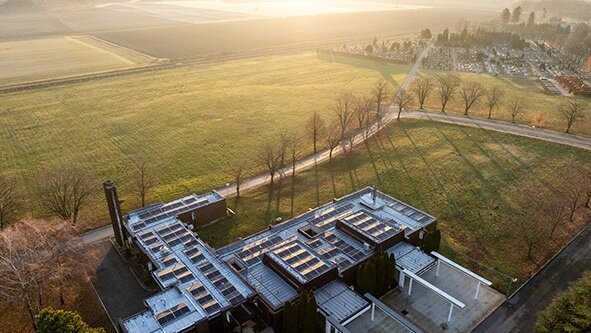 Solarni paneli postavljeni na groblju u Hrvatskoj 1