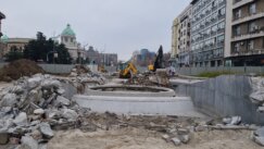 Kako izgleda rušenje fontane i radovi na Trgu Nikole Pašića? (FOTO, VIDEO) 7