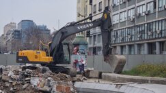 Kako izgleda rušenje fontane i radovi na Trgu Nikole Pašića? (FOTO, VIDEO) 5