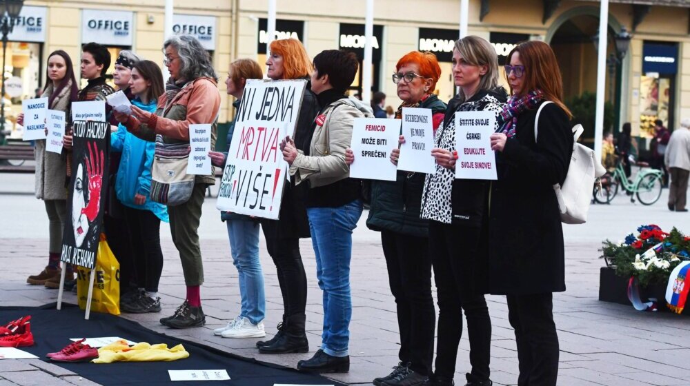 Protestna akcija u Novom Sadu: Femicid da bude tretiran kao najteže krivično delo 1